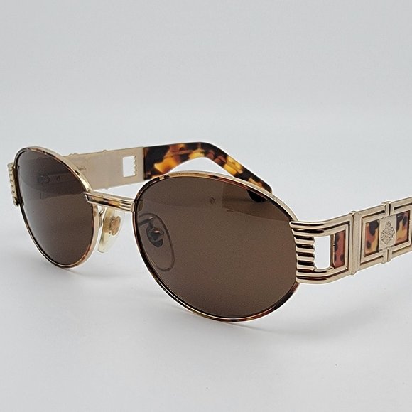 Diane von Furstenberg MF65 Col. 226 Gold Tortoise Frame Brown Lens Sunglasses
